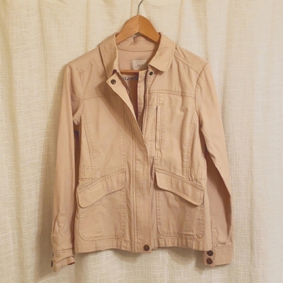 Ann taylor loft utility zip-Up jacket - Picture 1 of 5